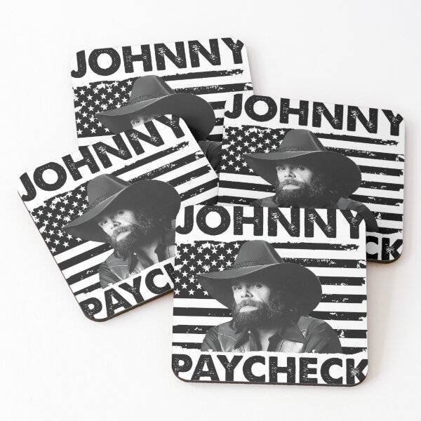 Item preview, Retro American Flag Johnny Paycheck Music designed and sold by JuergenBeyer.