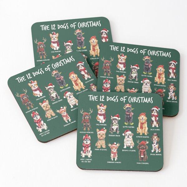 Item preview, 12 Dogs of Christmas Funny Dog Mom Holiday Christmas designed and sold by Holyiury.