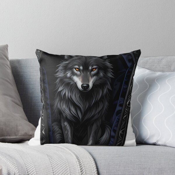 Item preview, Gothic Shadow Wolf Moon Coffin designed and sold by IllumeInk.