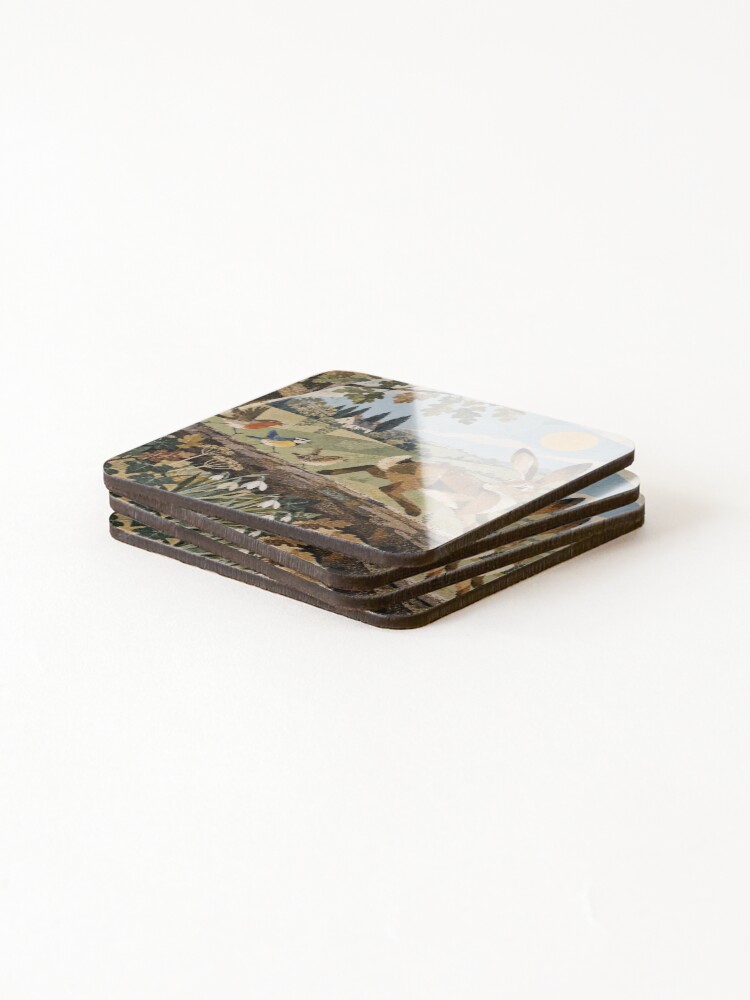Thumbnail 4 of 5, Coasters (Set of 4), Run Rabbit Run designed and sold by LittleDreamsCo.