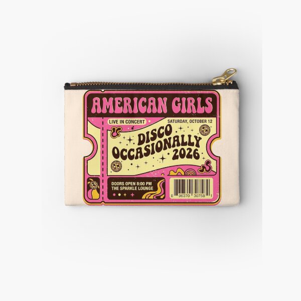 Item preview, American Girls Retro Disco Ticket Stub Graphic designed and sold by So Golden Shop.