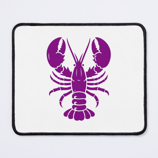 Item preview, Purple Nautical Lobster Silhouette Design designed and sold by pattern-archive.