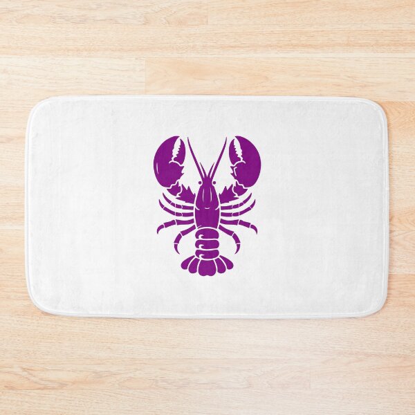 Item preview, Purple Nautical Lobster Silhouette Design designed and sold by pattern-archive.