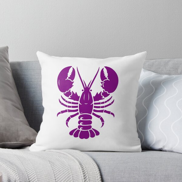 Item preview, Purple Nautical Lobster Silhouette Design designed and sold by pattern-archive.
