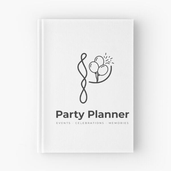 Item preview, Minimalist Party Planner Logo designed and sold by NiftyWrx.