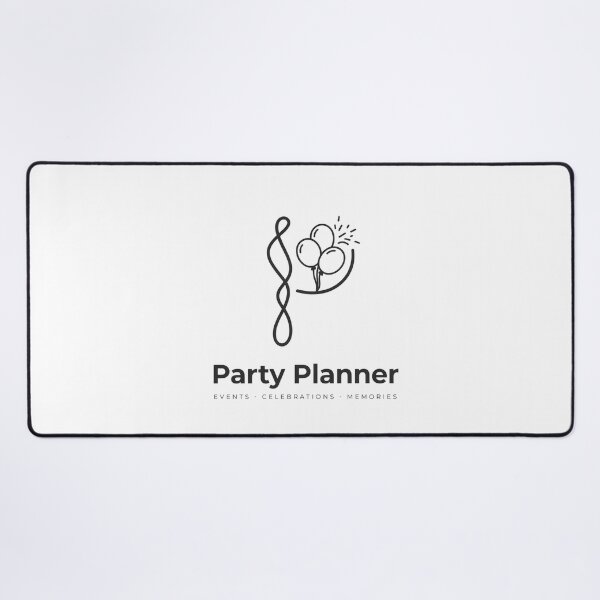 Item preview, Minimalist Party Planner Logo designed and sold by NiftyWrx.