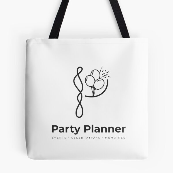 Item preview, Minimalist Party Planner Logo designed and sold by NiftyWrx.