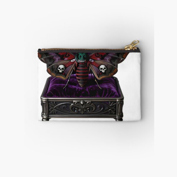 Item preview, Gothic Hawkmoth Velvet Coffin designed and sold by IllumeInk.