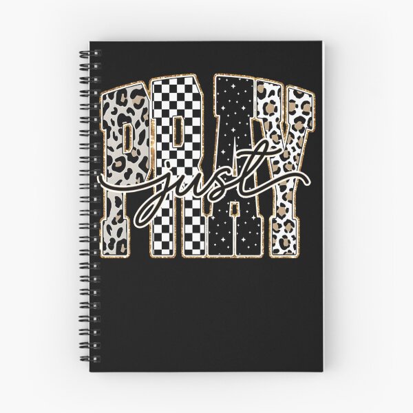 Item preview, Just Pray Leopard Checkered Retro Christian Jesus Women Men designed and sold by PeggyGilligan.