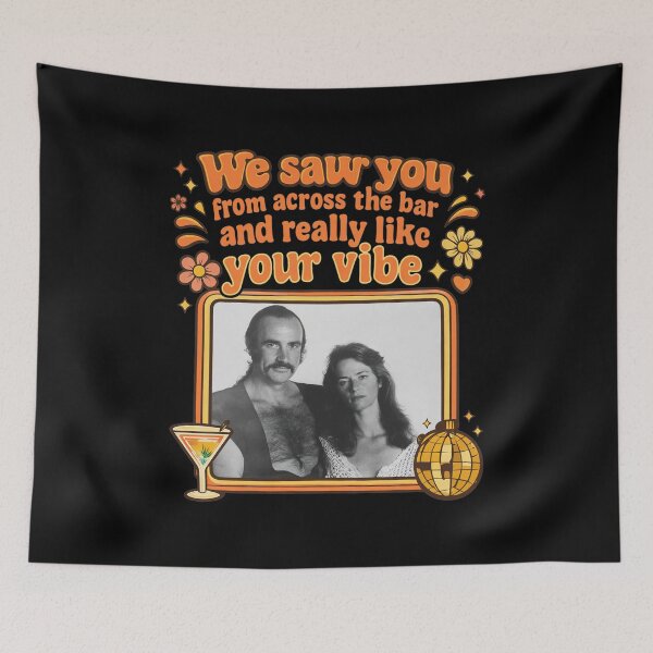 Item preview, We Saw You Across The Bar Retro Vibe designed and sold by Arelyurray.