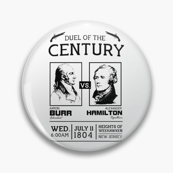 Item preview, Burr-Hamilton Duel Matchup designed and sold by JuergenBeyer.