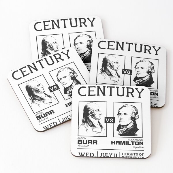 Item preview, Burr-Hamilton Duel Matchup designed and sold by JuergenBeyer.