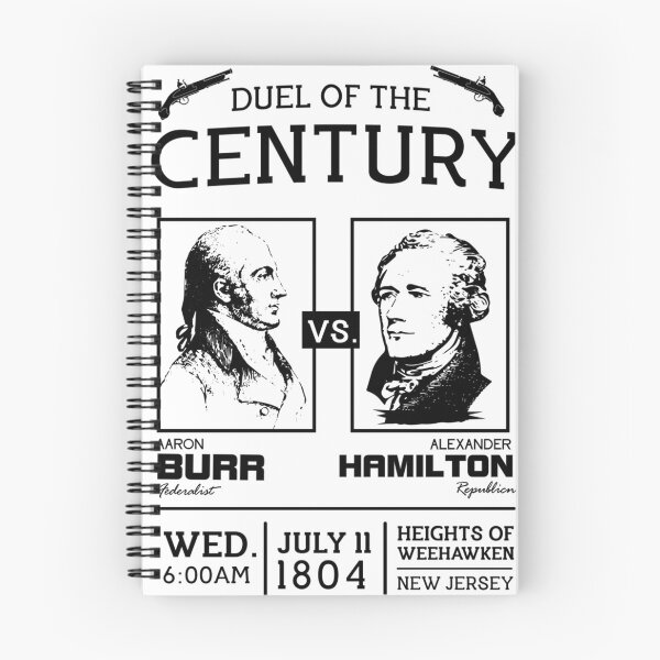 Item preview, Burr-Hamilton Duel Matchup designed and sold by JuergenBeyer.