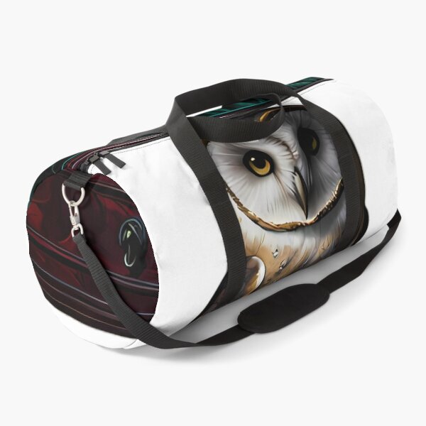 Item preview, Gothic Barn Owl Antique Coffin designed and sold by IllumeInk.