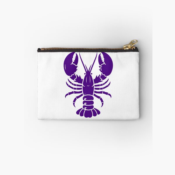Item preview, Dark Purple Nautical Lobster Silhouette Design designed and sold by pattern-archive.