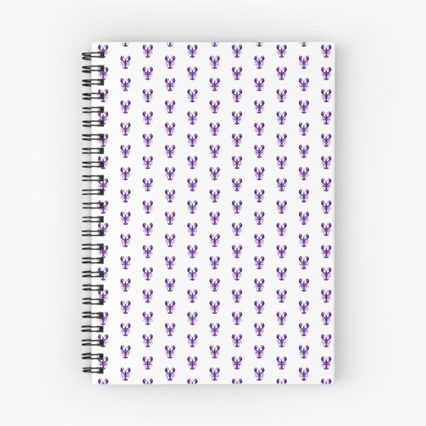 Item preview, Dark Purple Nautical Lobster Silhouette Design designed and sold by pattern-archive.