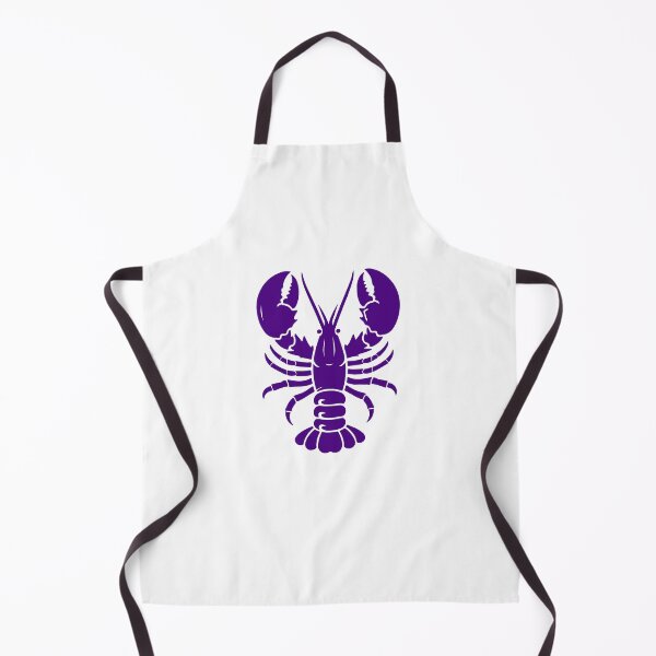 Item preview, Dark Purple Nautical Lobster Silhouette Design designed and sold by pattern-archive.