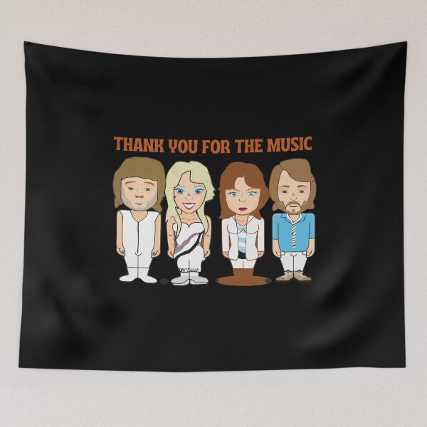Item preview, Thank You For The Music Swedish Pop Group Tribute designed and sold by Arelyurray.