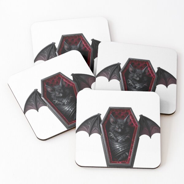 Item preview, Gothic Vampire Bat Crimson Casket designed and sold by IllumeInk.
