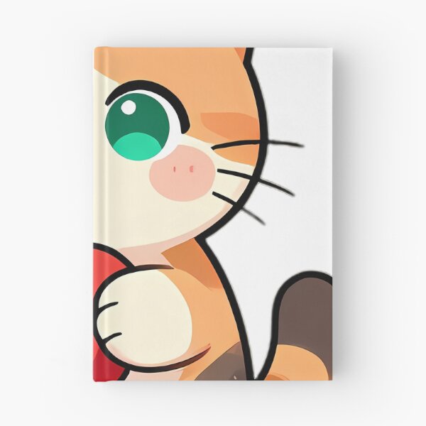 Item preview, Cute Calico Barn Kitten Hugging Red Apple designed and sold by pumsquare.
