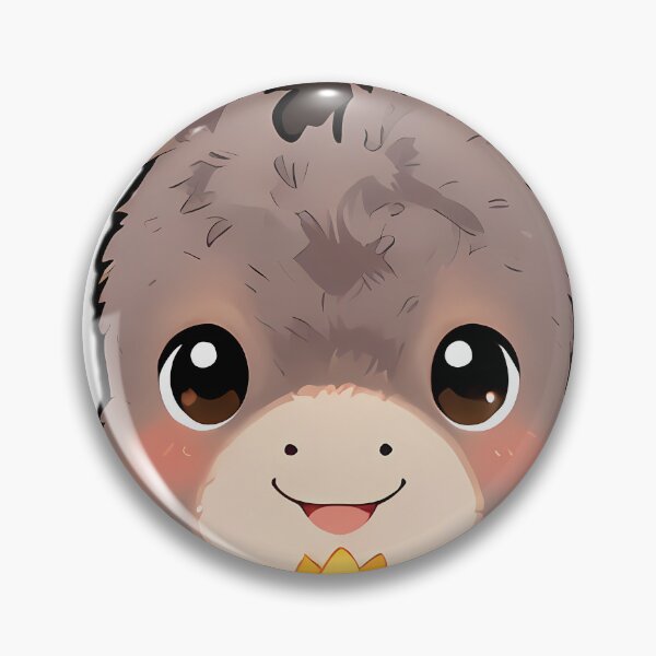 Item preview, Cute Baby Donkey with Golden Sunflower designed and sold by pumsquare.