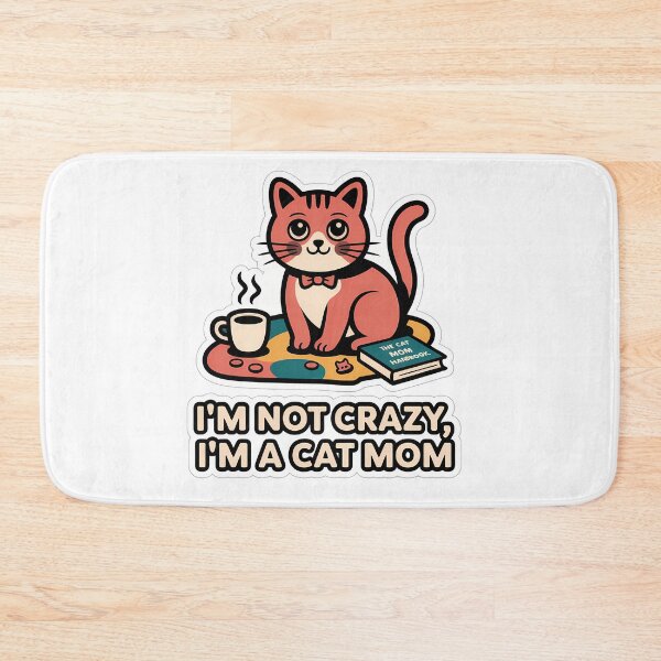 Item preview, Cat Mom Coffee & Books designed and sold by NiftyWrx.