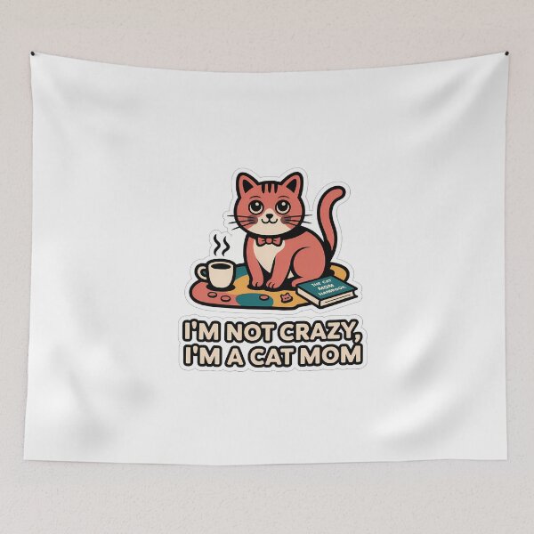 Item preview, Cat Mom Coffee & Books designed and sold by NiftyWrx.