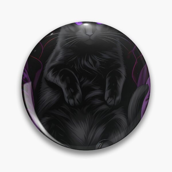 Item preview, Gothic Black Cat Amethyst Coffin designed and sold by IllumeInk.