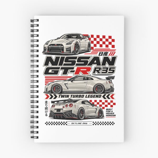 Item preview, Nissan GTR R35 JDM Twin Turbo Legend Racing Car designed and sold by graphic-genie.