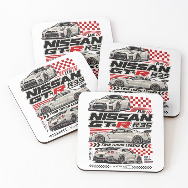 Item preview, Nissan GTR R35 JDM Twin Turbo Legend Racing Car designed and sold by graphic-genie.