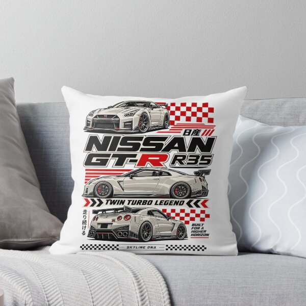 Item preview, Nissan GTR R35 JDM Twin Turbo Legend Racing Car designed and sold by graphic-genie.