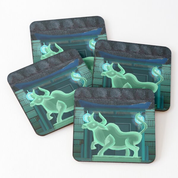 Item preview, Night Jade Ox Chinese Gate designed and sold by Donnahuntriss.