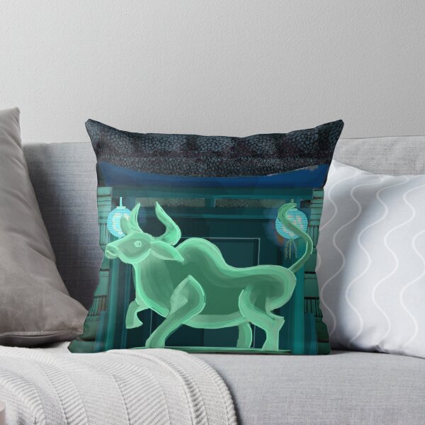 Item preview, Night Jade Ox Chinese Gate designed and sold by Donnahuntriss.