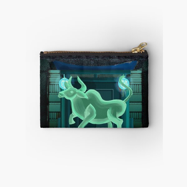 Item preview, Night Jade Ox Chinese Gate designed and sold by Donnahuntriss.