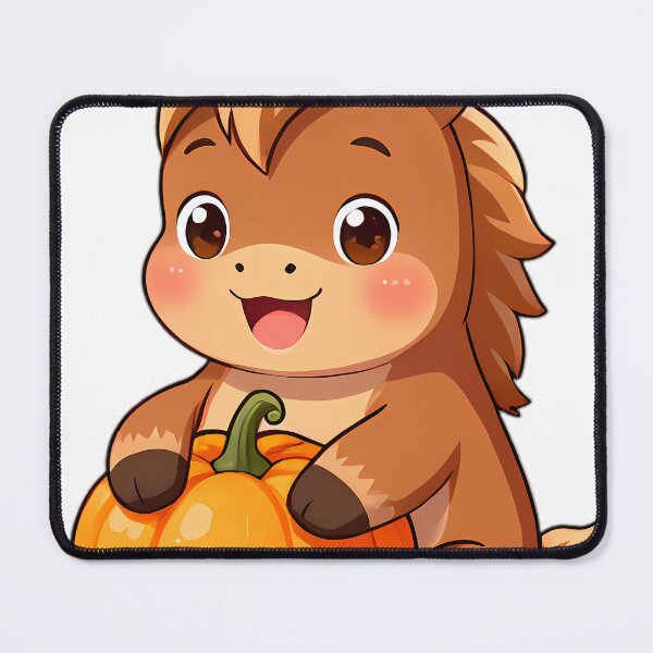 Item preview, Cute Shetland Pony Foal with Mini Pumpkin designed and sold by pumsquare.