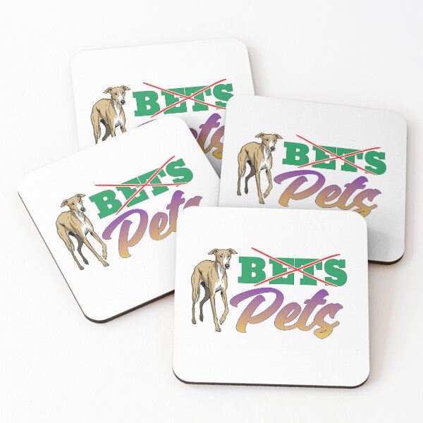 Item preview, Greyhounds are Pets, not Bets.  designed and sold by NatMadCow Designs.