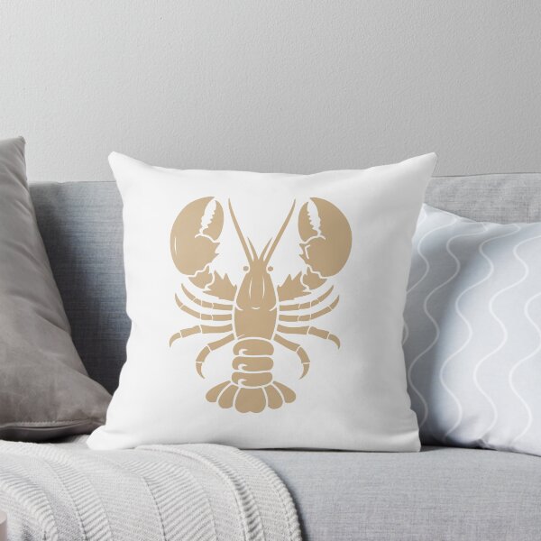 Item preview, Tan Nautical Lobster Silhouette Design designed and sold by pattern-archive.
