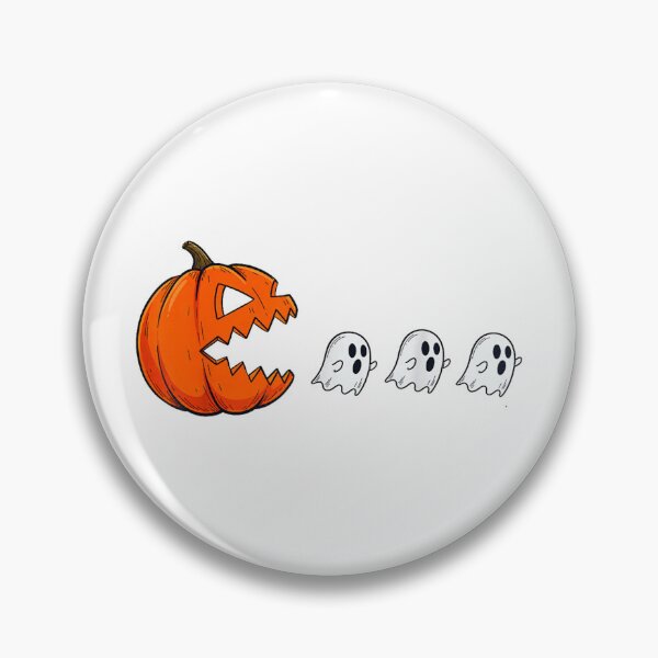 Item preview, Funny Halloween Pumpkin Eating Ghost Gamer Men Women Kids  designed and sold by Suzu Comena.