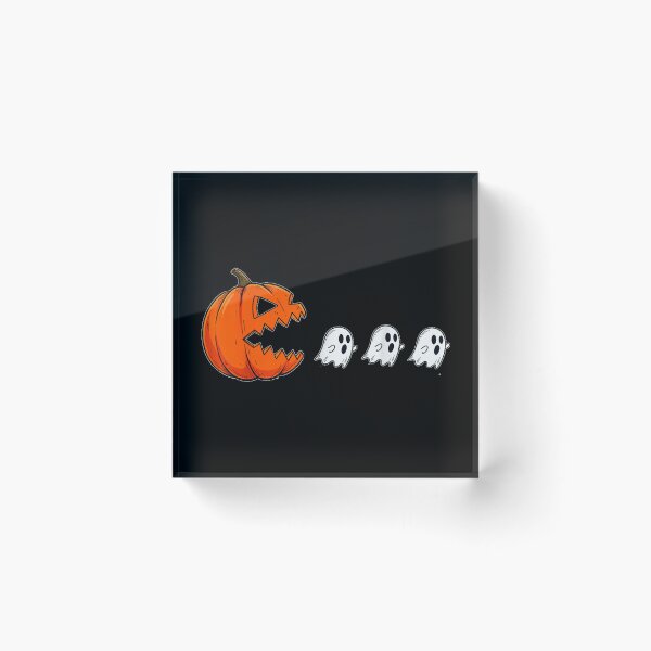 Item preview, Funny Halloween Pumpkin Eating Ghost Gamer Men Women Kids  designed and sold by Suzu Comena.