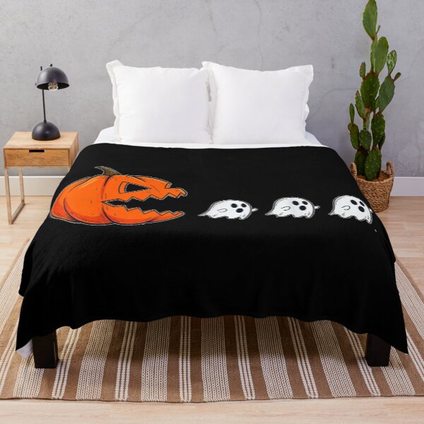 Item preview, Funny Halloween Pumpkin Eating Ghost Gamer Men Women Kids designed and sold by Suzu Comena.