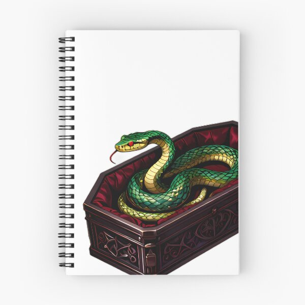 Item preview, Gothic Emerald Viper Crimson Coffin designed and sold by IllumeInk.