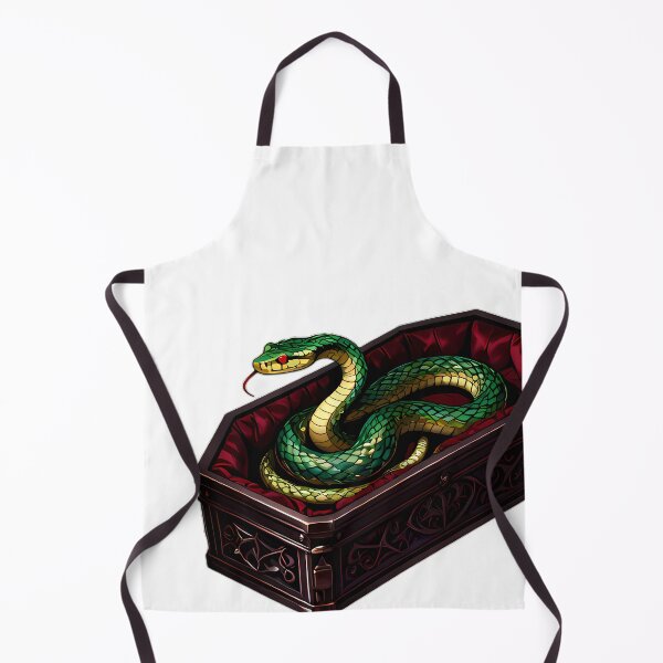 Item preview, Gothic Emerald Viper Crimson Coffin designed and sold by IllumeInk.