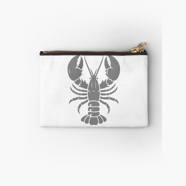 Item preview, Gray Nautical Lobster Silhouette Design designed and sold by pattern-archive.