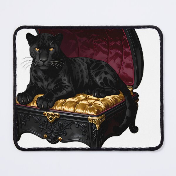Item preview, Gothic Panther Royal Gold Coffin designed and sold by IllumeInk.