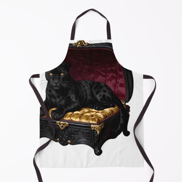 Item preview, Gothic Panther Royal Gold Coffin designed and sold by IllumeInk.