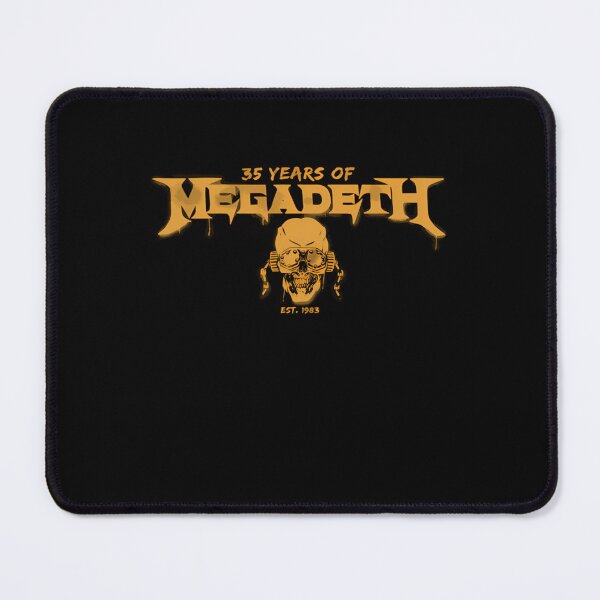 Item preview, Megadeth 35 Years Anniversary Logo - Gold Vic Rattlehead Art designed and sold by perry-form.