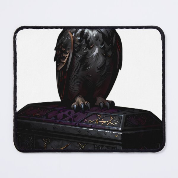 Item preview, Gothic Horned Owl Rune Coffin designed and sold by IllumeInk.