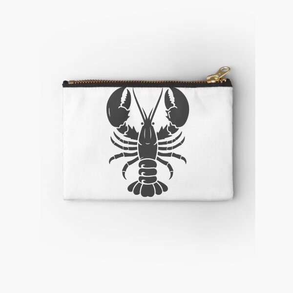 Item preview, Dark Gray Nautical Lobster Silhouette Design designed and sold by pattern-archive.