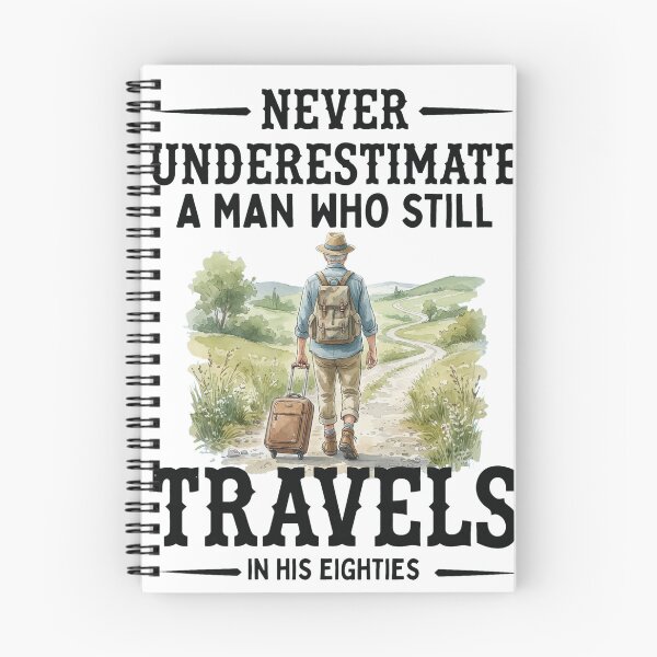 Item preview, Never Underestimate A Man Travels In His Eighties designed and sold by Arelyurray.
