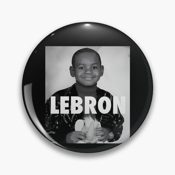 Item preview, Young Lebron Portrait Black designed and sold by MollyTalbot.
